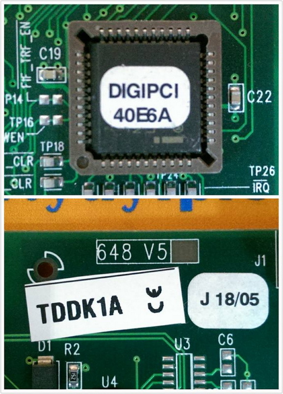 DIGIPCI 40E6A TDDK1A 648 V5 CAPTURE CARD - PLC DCS SERVO Control